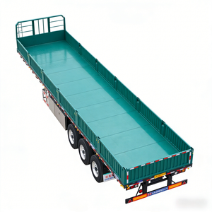 3-assige zware stalen zijwand semi-trailer |   Hoogcapaciteits <span class=keywords><strong>transport</strong></span> van 60-70 ton bulkgraan voor de landbouw |   Direct van de fabriek - Product Image 1