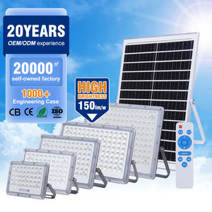 Reflector Solar LED de Alta Calidad con Batería Lfpo4, Resistente al Agua IP65 para Exteriores, 50w 100w 200w 300w 400w - Product Image 1