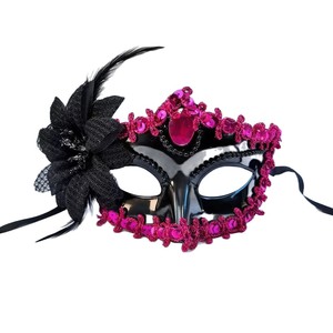 <span class=keywords><strong>Masque</strong></span> <span class=keywords><strong>de</strong></span> fête Halloween en plastique plaqué, demi-visage, motif fleur <span class=keywords><strong>de</strong></span> lys, style Princesse <span class=keywords><strong>de</strong></span> <span class=keywords><strong>Venise</strong></span>, <span class=keywords><strong>masque</strong></span> pour les yeux 18+ - Product Image 5