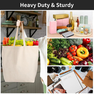 Bán buôn vải túi trống canvas Tote Túi cho Diy biểu tượng tùy chỉnh bán buôn Heavy Duty cotton vai thân thiện với môi Tote Túi - Product Image 5
