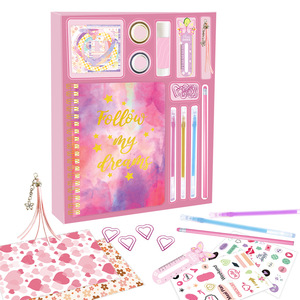 Ensemble de papeterie de luxe rose-Ensemble de cahiers et de crayons <span class=keywords><strong>pour</strong></span> filles-Ensemble cadeau de papeterie <span class=keywords><strong>pour</strong></span> filles et adolescents comprenant un journal <span class=keywords><strong>pour</strong></span> filles - Product Image 6
