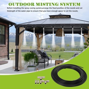 Máquina de Nebulização Elétrica de Alta Pressão 1L/Min com Aço Inoxidável para Resfriamento de Jardins e Pátios Externos - Product Image 3