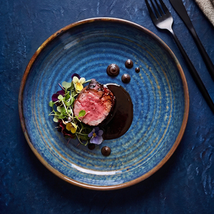 Directo de fábrica venta al por mayor y de <span class=keywords><strong>porcelana</strong></span> restaurante a granel plato de ensalada de cerámica hotel frutas secas plato hondo - Product Image 2