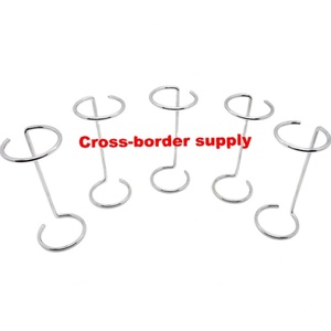 Silver Metal 2 Rings 38x83mm Loose <b>Leaf</b> Calendar Scrapbook Binder Ring - Product Image 1