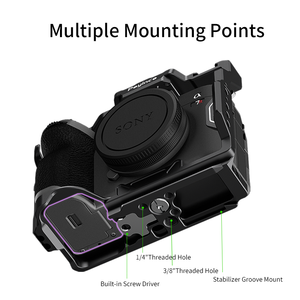 Комплект портативных камер для камеры Sony A7R V/A7 IV с верхней ручкой и креплением в холодном башмаке комплект для камеры аксессуары для камеры - Product Image 4