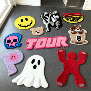 Ковер на заказ, коврик нестандартной формы, дизайн с логотипом, тафтинговые ковры, современные напольные коврики без минимального заказа - Product Image 1