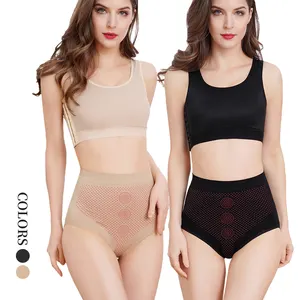 3pcs/Set Women's Ice Silk High Waist Seamless Breathable Shapewear