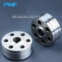 DMK 2 roues à rouleaux pour alimentation en fil, 08-10mm, en forme de U/V, pour fil de soudure en aluminium, accessoires de soudage laser portatif