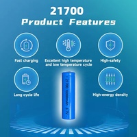 A Grade Cells Lifepo4 Batterie Lithium ion 21700 Lithium Battery Pack 21700 Battery Cells 3.7V 6000mAh