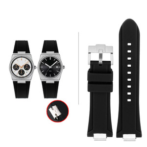 20mm 22mm 24mm Metal liberación rápida pulsera de silicona bandas cinturones buzo impermeable transpirable goma 26*12mm hombres Prx correas de reloj - Product Image 6