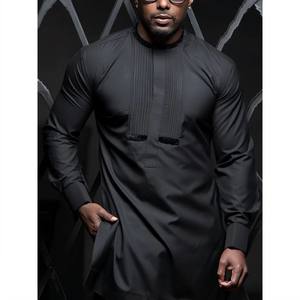 ชุดเซ็ต 2 ชิ้น ลายเสือดาวพิมพ์ลายต่อกัน เสื้อแขนยาวและกางเกงลำลองสำหรับผู้ชาย  ชุดสไตล์แอฟริกัน - Product Image 5