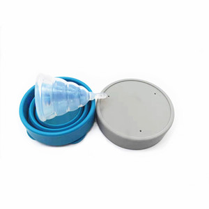 Reusable for Women Free Periods Period Organic Packaging with Bag Silicone Menstrual Cup