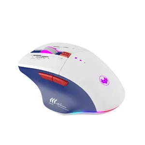 Mouse gamine rgb sem fio recarregável, venda quente de design de alta qualidade, 2.4ghz, óptico, recarregável, para pc, computador, desktop, usb