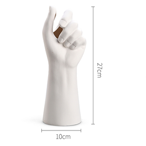 Forma della mano moderna composizione floreale creativa Home Office Decor soggiorno <span class=keywords><strong>vaso</strong></span> <span class=keywords><strong>di</strong></span> <span class=keywords><strong>fiori</strong></span> <span class=keywords><strong>in</strong></span> ceramica - Product Image 6