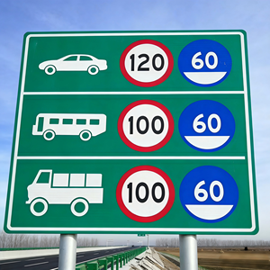 لافتات تحكم مرورية عاكسة للضوء 2026، لافتات توقف وطيء وجميع حركة المرور للسلامة على الطرق ولافتات تحذير - Product Image 1