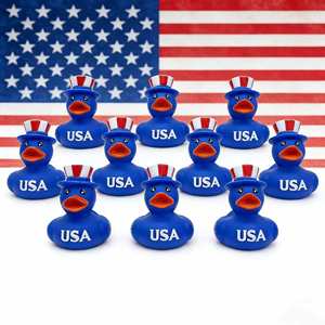 250 Anniversary Independence Day Children's Plastic <b>Bath</b> Pinch Call Squeeze Sound Role-playing Water-playing Promotional Gift - Product Image 1