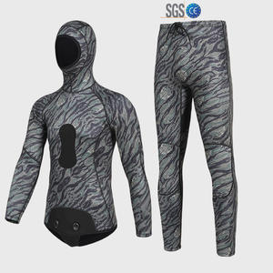 Sbart 1.5mm 3MM due pezzi in <span class=keywords><strong>Neoprene</strong></span> muta con cappuccio uomo donna manica lunga muta per il surf Snorkeling sport acquatici - Product Image 3