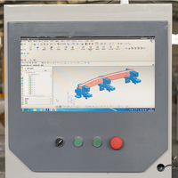 Yüksek Hızlı CNC Profil Delme Freze Makinesi, 6 Takımlı Magazinli