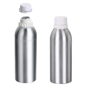 Bouteilles d'<span class=keywords><strong>huile</strong></span> parfumée en métal de différentes tailles, sans Bpa, couvercle inviolable, bouteilles en Aluminium de 150ml pour huiles essentielles, produits chimiques - Product Image 1