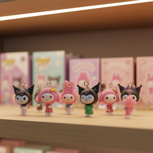 Llavero de PVC de Kuromi, Muñeco de Dibujos Animados Estilo Pop, para Regalo Promocional 2025-07A - Product Image 2