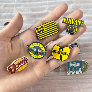 Pin Musik Logam Grosir, Pin Band Musik Populer, Pin Logam Cor, Souvenir, Pin Enamel Fashion Art Bintang Penyanyi untuk Pakaian - Product Image 5