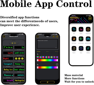 Schermo Pubblicitario Elettronico per Auto, Display LED Arrotolabile per Pubblicità su Veicoli, Schermo Emoji Scorrevole, Monitor LCD a Pixel - Product Image 3