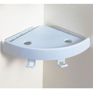 BNcompany Étagères <span class=keywords><strong>d</strong></span>'<span class=keywords><strong>angle</strong></span> <span class=keywords><strong>de</strong></span> douche en <span class=keywords><strong>plastique</strong></span> à 90 degrés Support <span class=keywords><strong>de</strong></span> rangement mural pour <span class=keywords><strong>salle</strong></span> <span class=keywords><strong>de</strong></span> <span class=keywords><strong>bain</strong></span> - Product Image 6