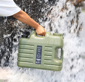 12L PE <strong>Water</strong> <strong>Container</strong> Portable Outdoor Camping <strong>Water</strong> Bucket Heavy Duty Emergency <strong>Water</strong> Storage for Camp Outdoor Hiking - Product Image 2