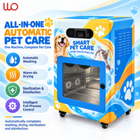 Machine de lavage et séchage automatique pour chiens et chats, entièrement en libre-service, avec stérilisateur et fer à repasser, rechargeable, pour salon de toilettage commercial