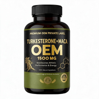 Kapsul Suplemen Herbal OEM 1500mg untuk Membangun Otot, Mendukung Pencernaan & Meningkatkan Bioavailabilitas Energi untuk Dewasa