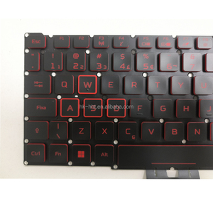 HK-HHT đèn nền màu đỏ bàn phím cho <span class=keywords><strong>acer</strong></span> nitro 5 AN515-56 AN515-57 AN515-45 máy tính xách tay br brazil brazil bố trí - Product Image 3