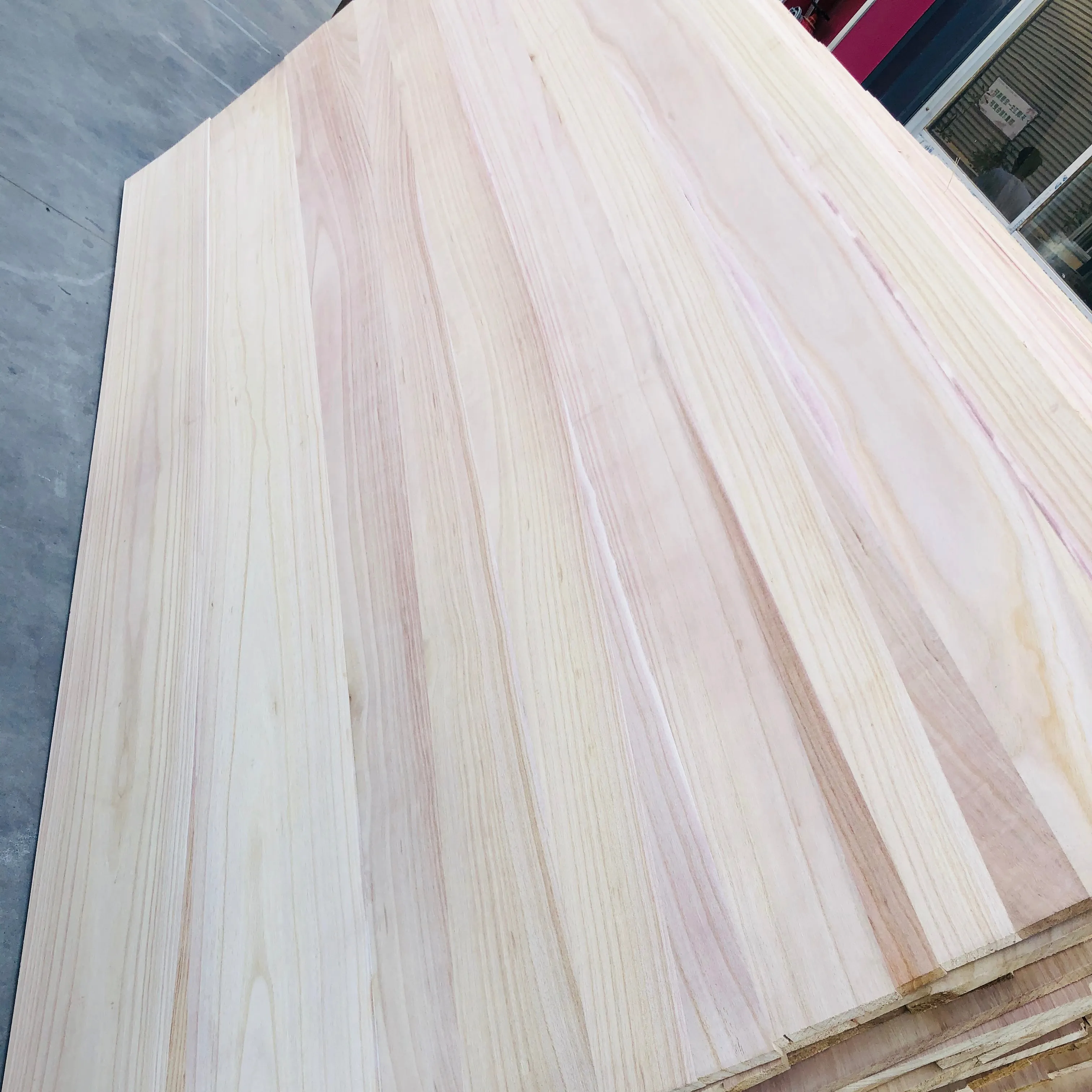Mejor calidad tablero de madera maciza de madera de paulownia tableros para el precio del fabricante