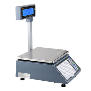 Preis berechnungs waage mit Etiketten drucker 30KG 15KG plu Software Waage RLS1100 - Product Image 2