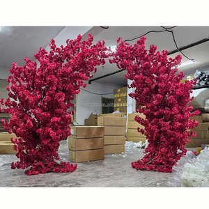Matrimonio eventi di celebrazione oggetti di scena fiore artificiale albero decorativo del cancello del fiore a forma di cuore <span class=keywords><strong>sfondo</strong></span> di fiori per la decorazione di nozze - Product Image 5