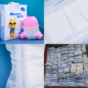 Pañales para Bebé Premium OEM/ODM, Venta al por Mayor de Fábrica, Desechables, Suaves, Transpirables, Impresos, Tela No Tejida, Prevención de Fugas 3D, SAP Japonés - Product Image 3