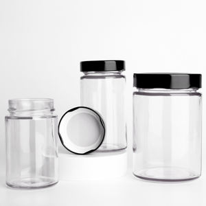 Prix usine 100ml 180ml 8oz petits pots de confiture en verre à tube rond avec couvercle profond stockage cornichon alimentaire avec couvercle profond à vis - Product Image 6