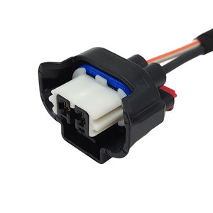 Conector de arnés de cables de seguro blanco claro para coche, carcasa impermeable adecuada para coche, 2 pines hembra, - Product Image 4