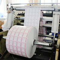 Rollos Jumbo de Papel Térmico de 48g 55G 65G 70G 844x6000m, Papel de Impresión para Oficina