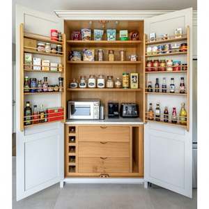 Customized <b>Kitchen</b> Modern American White Shaker Designs Cabinet Modular Set Island Customized Lacquer <b>Kitchen</b> Cabinet - Product Image 6