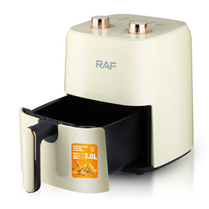Friteuse à air chaud entièrement automatique sans huile 3L 1300W pour la maison, modèle 2026, avec fonction barbecue - Product Image 1