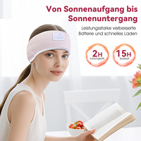 Écouteurs bandeau 5.4Sports anti-transpiration avec contrôle des cheveux et son HD pour la course, l'entraînement et le quotidien