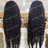 Perruques en dentelle HD sans colle, bouclées, brutes, alignées sur les cuticules, de 40 pouces, en provenance de Birmanie, pour femmes noires, avec frontales en dentelle HD 13x4 et 13x6, vente en gros