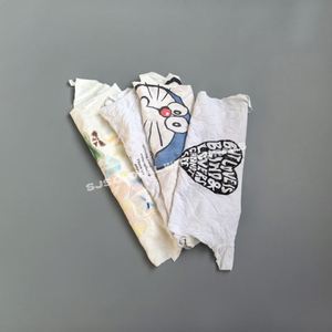 Chiffons de nettoyage industriels en coton blanc imprimé, économiques, pour le nettoyage des équipements d'atelier - Product Image 1