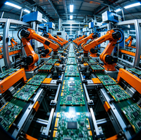 Fabricant de circuits imprimés (PCB) et de cartes électroniques assemblées (PCBA) sur mesure, assemblage SMT, carte PCB multicouche HDI de haute qualité, usine de PCBA OEM ODM, du prototype à la production en série