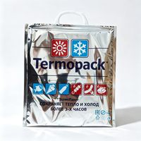 Sac isotherme réutilisable à 3 couches avec poignée Flexiloop, garde les aliments chauds/froids/congelés pour les courses et les pique-niques