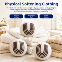 Boules de laine de feutre 100 % laine de Nouvelle-Zélande biologique pour sèche-linge, vente en gros