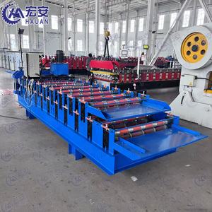 Maquinaria de Procesamiento de Tejas de Acero de Doble Capa Ignífugas para Edificios de Gran Altura, Máquina de Conformado de Rollos de Doble Capa Totalmente Automática - Product Image 4