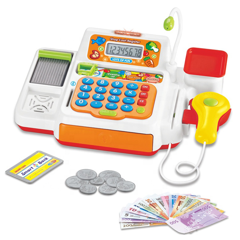 Top Quality Play Supermarket Game Toy Cash Register For Kids