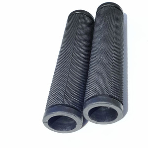 Poignées de guidon souples pour vélo, 22.2mm, antidérapantes, noires, en TPR, pour vélos de montagne - Product Image 5