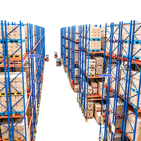 Sistem Rak Gudang Pallet Rack untuk Pusat Penyimpanan dan Distribusi, Unit Rak Baja Industri Tugas Berat Kapasitas Tinggi